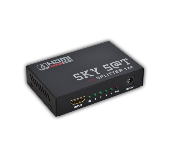 Quad active HDMI splitter SKY SAT PL-1X4 SP