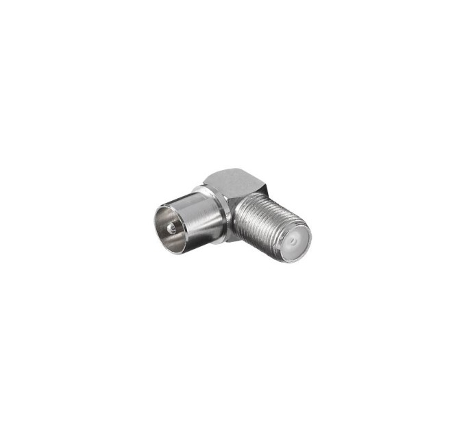 Adapter F female to TV male angled SKY SAT FIA-02, 10 pcs. in an envelope