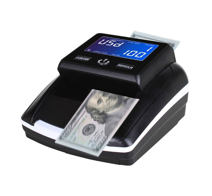 Автоматичен детектор за фалшиви EURO, USD, GBP, CHF и TRL банкноти CHUANWEI AL-130A