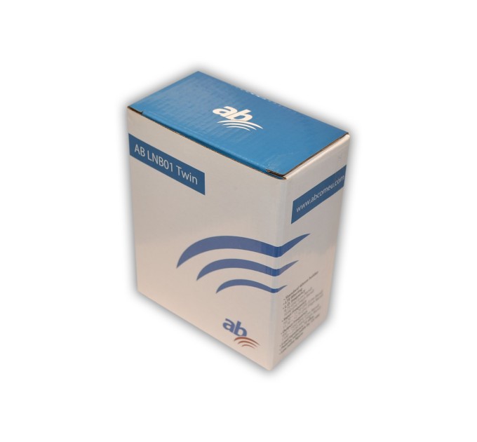 Converter with 2 outputs AB LNB01 BLUE EDITION TWIN