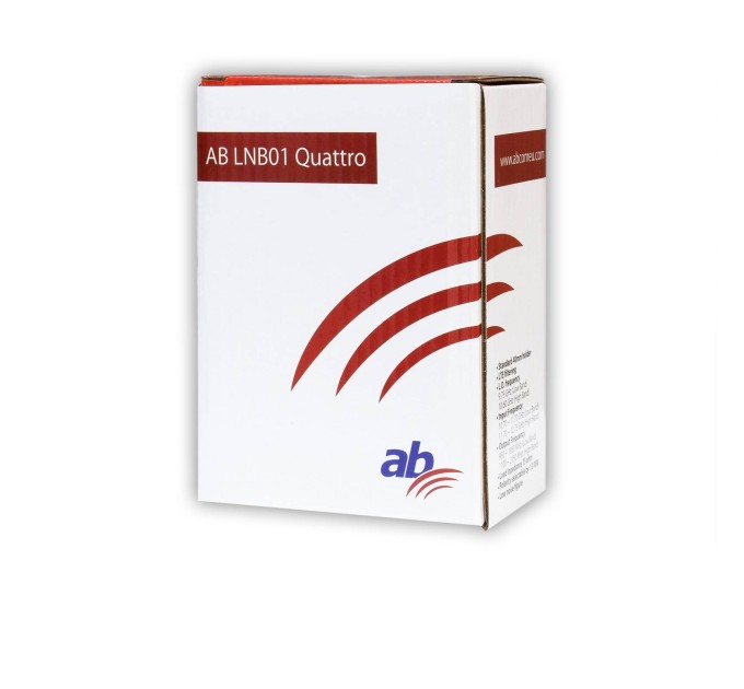 Convertor cu 4 ieșiri pentru multiswitch AB LNB01 RED EDITION QUATTRO