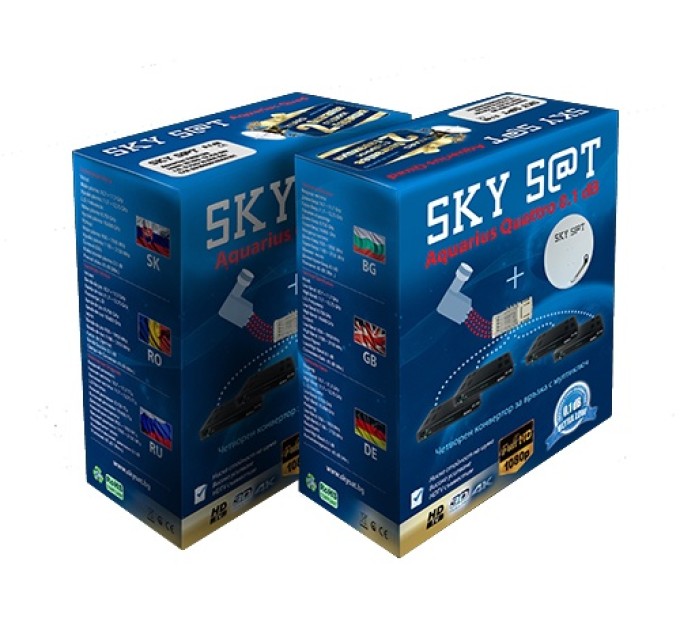 Converter with 4 outputs for multiswitch SKY SAT AQUARIUS QUATTRO