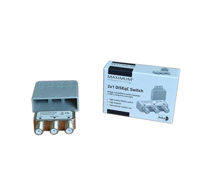 Dual outdoor DiSEqC switch MAXIMUM 2X1