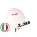 Satellite antenna EMME ESSE 100 cm, white, aluminum, multi-focal