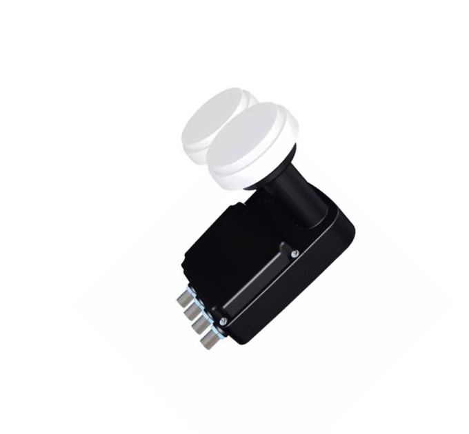 Converter with 4 output for 2 satellites at 4.3 degrees INVERTO QUAD MONOBLOCK 4.3