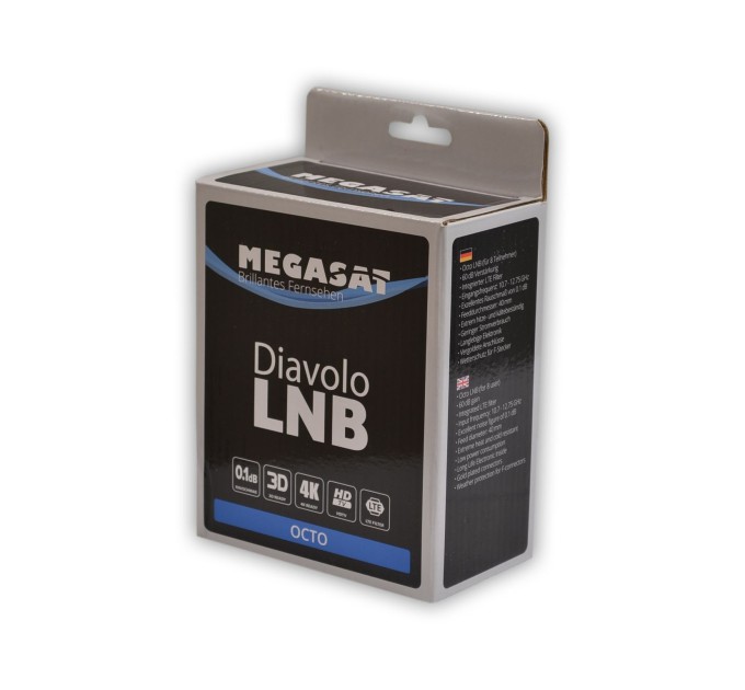 Конвертор с 8 изходa MEGASAT DIAVOLO OCTO LNB 0.1 dB