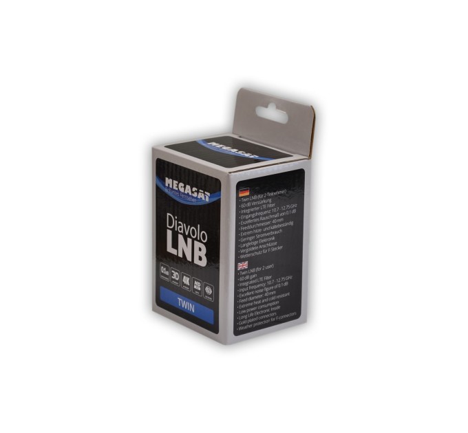 Convertor cu 2 ieșiri MEGASAT DIABLO TWIN LNB 0.1