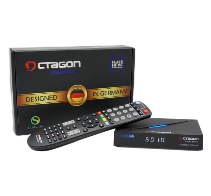 Receptor satelit HD Linux OCTAGON SFX6018, S2X+IP, H.265, HEVC, 1xDVB-S2X, E2, DUAL OS