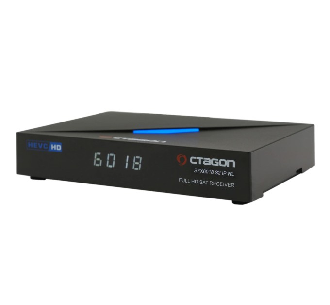 Receptor satelit HD Linux OCTAGON SFX6018, WL, S2X+IP, Wi-Fi 2.4 GHz, H.265, HEVC, 1xDVB-S2X, E2, DUAL OS
