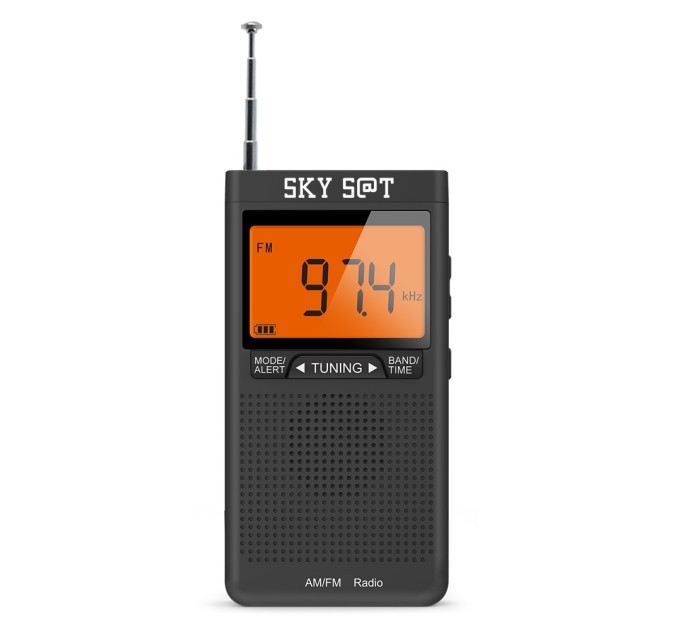 Portable pocket AM/FM radio SKY SAT PR-200
