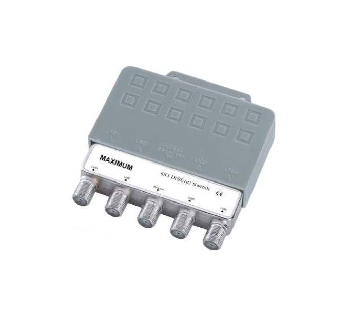 Quadruple outdoor DiSEqC switch MAXIMUM 4X1