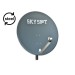 Satellite antenna SKY SAT, 1200 cm, black, steel, offset
