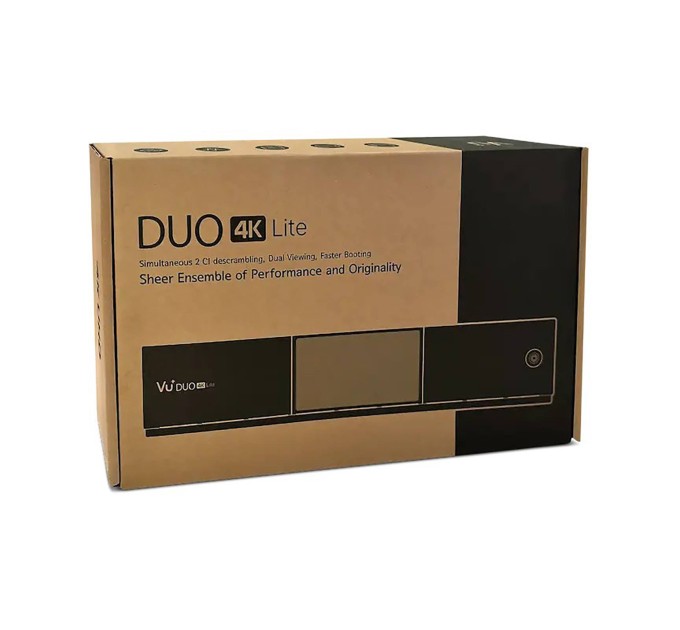 Сателитен приемник VU+ DUO 4K Lite (1x DVB-S2X FBC Twin Tuner)